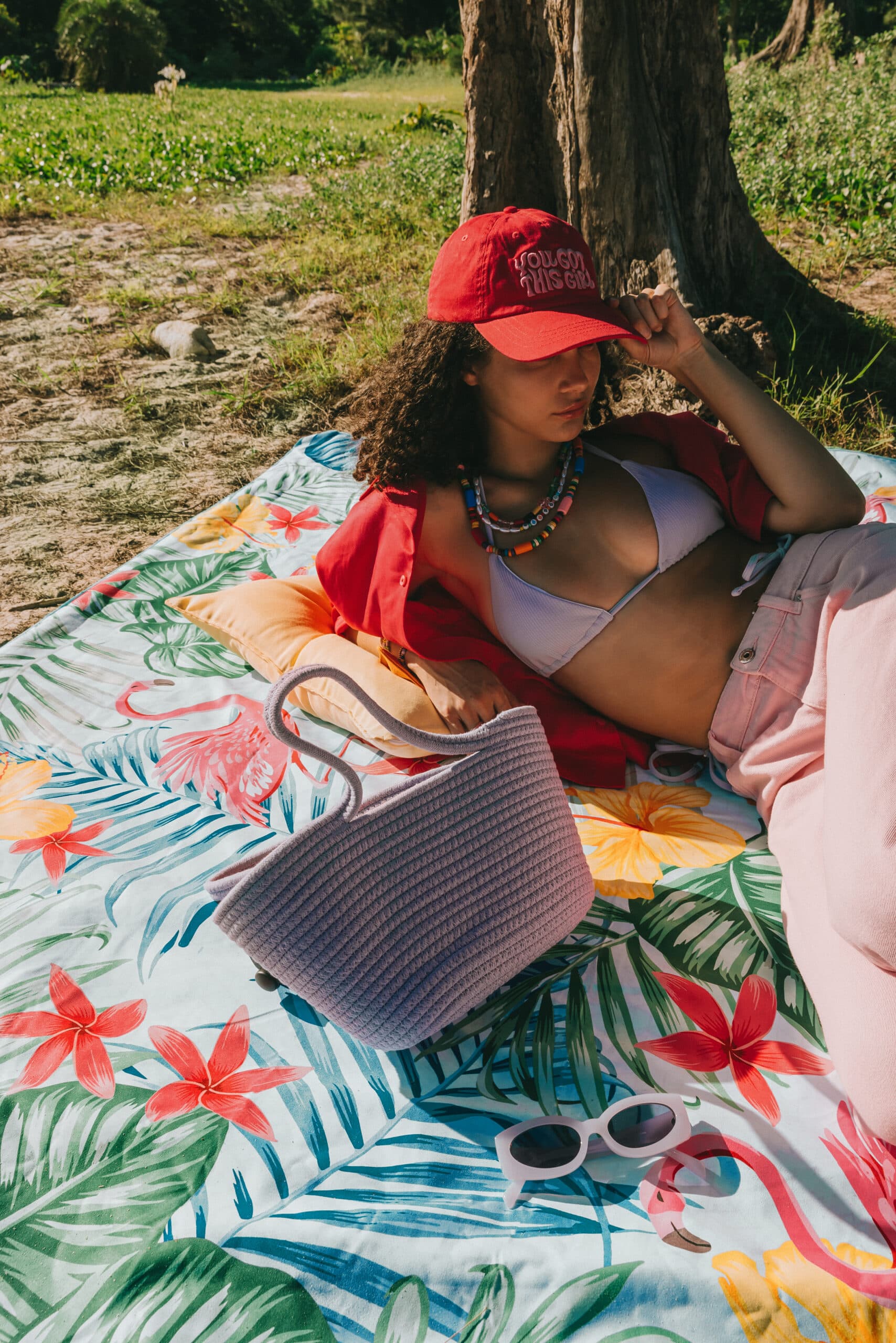 Flamingo Paradise Beach Towel 6