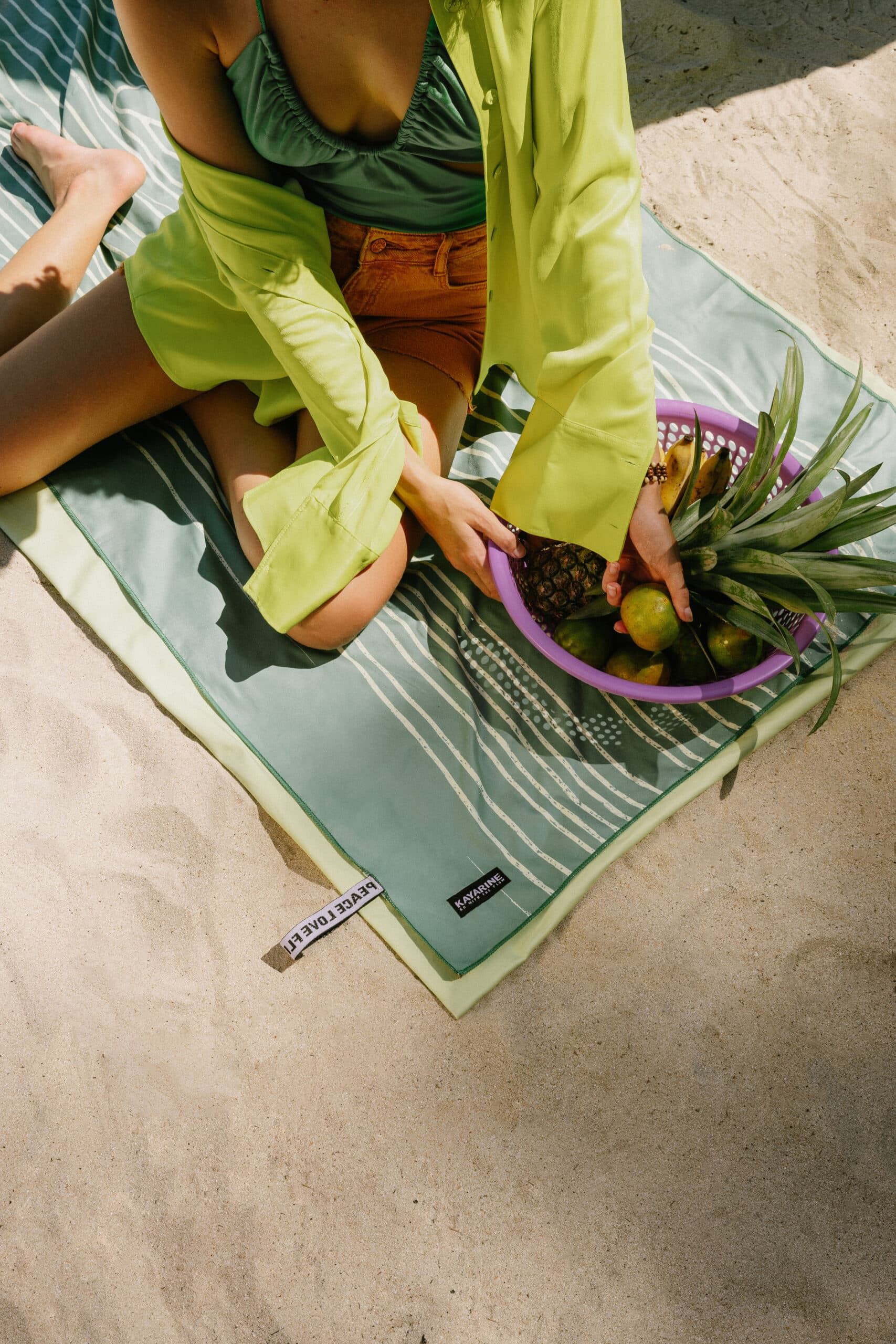 Mint Green Beach Towel 3