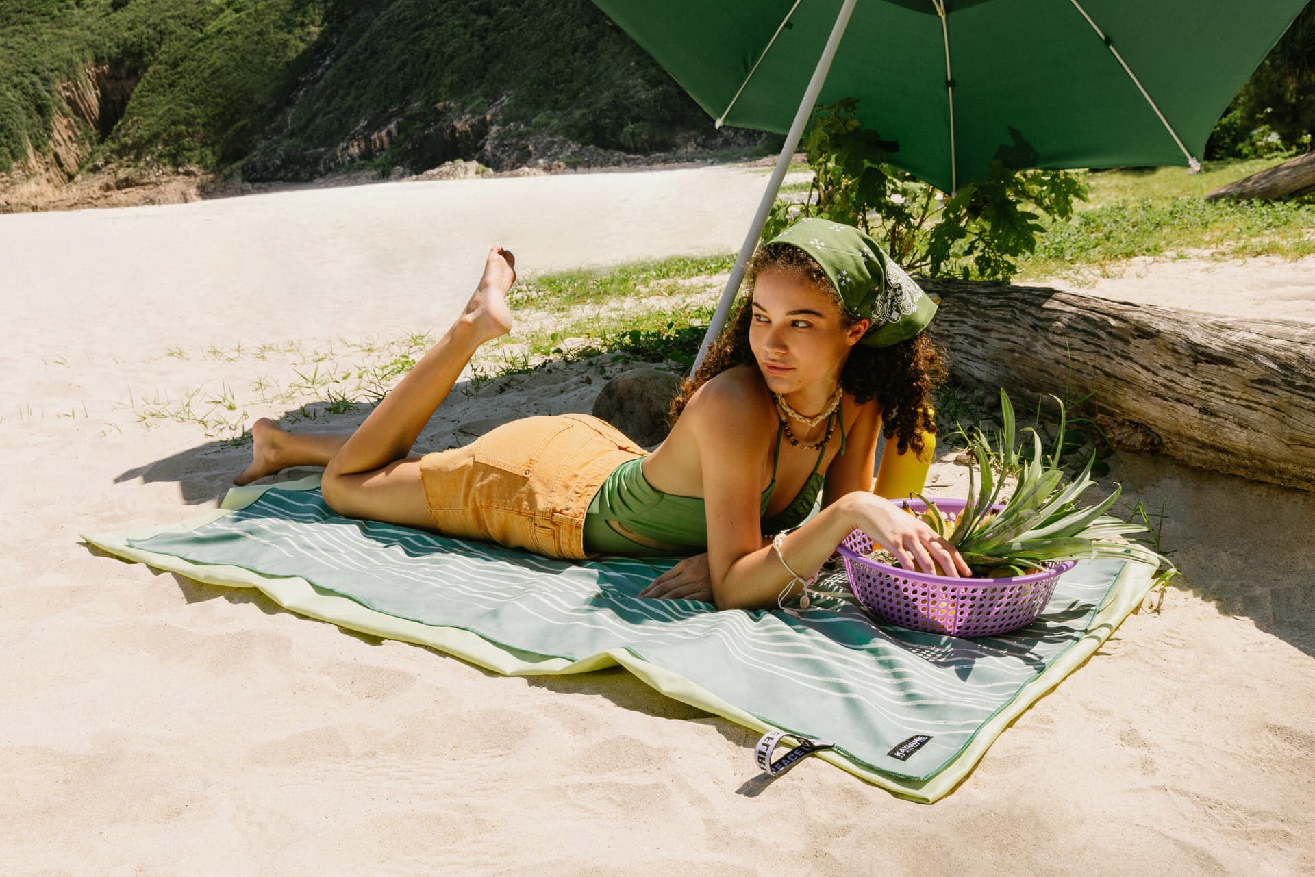 Mint Green Beach Towel 4