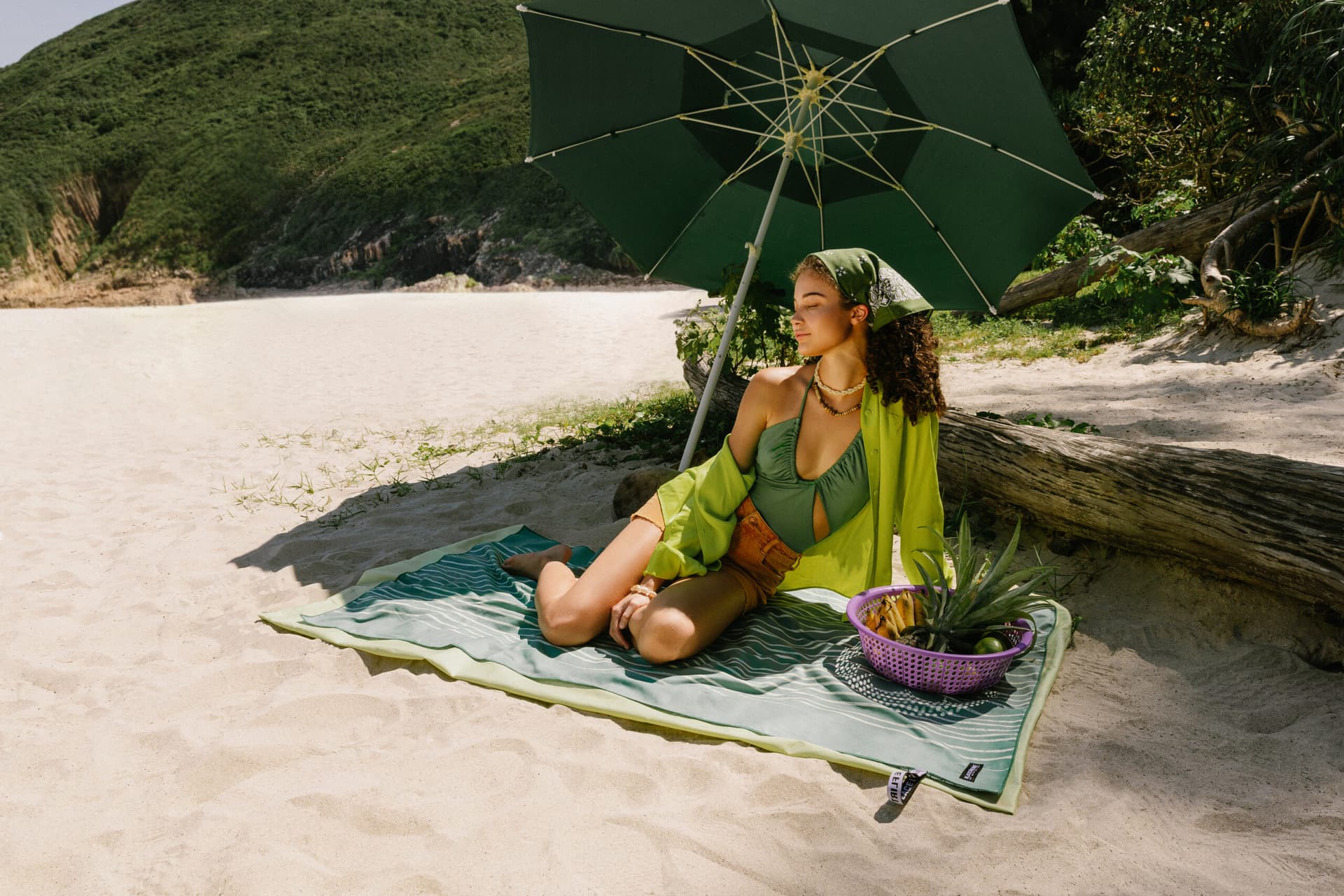 Mint Green Beach Towel 8