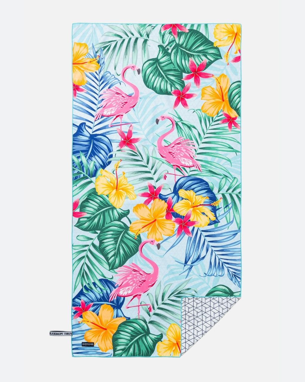 微纖維沙灘毛巾｜Flamingo Paradise