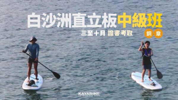 直立板中級課程 – 銅章
