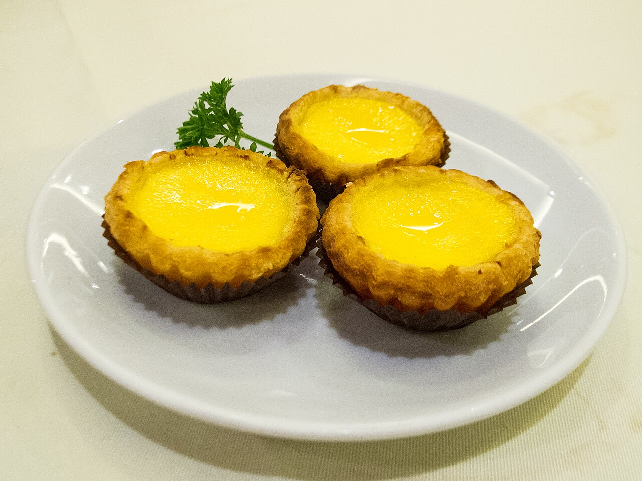 酥皮蛋撻特寫